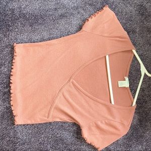 pink cute top from tillys worn once